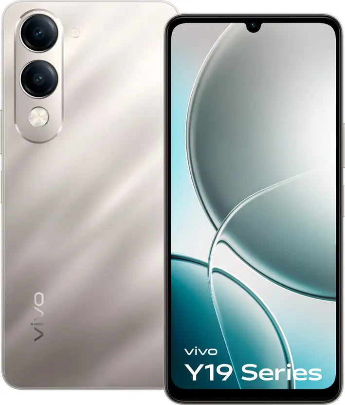 Vivo Y19e 4G (4GB RAM, 64GB Storage) - Titanium Silver