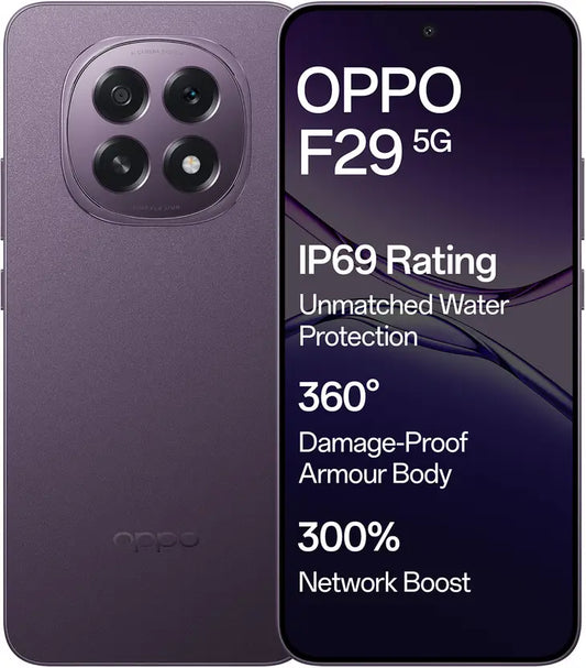 OPPO F29 5G (8GB RAM, 256GB) - Solid Purple