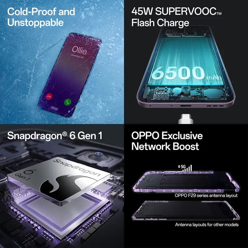 OPPO F29 5G (8GB RAM, 256GB) - Solid Purple