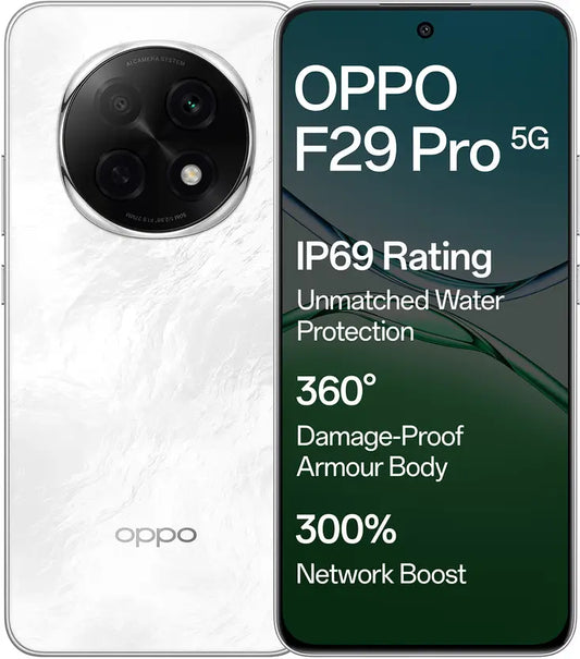 OPPO F29 Pro 5G (8GB RAM, 128GB) - Marble White