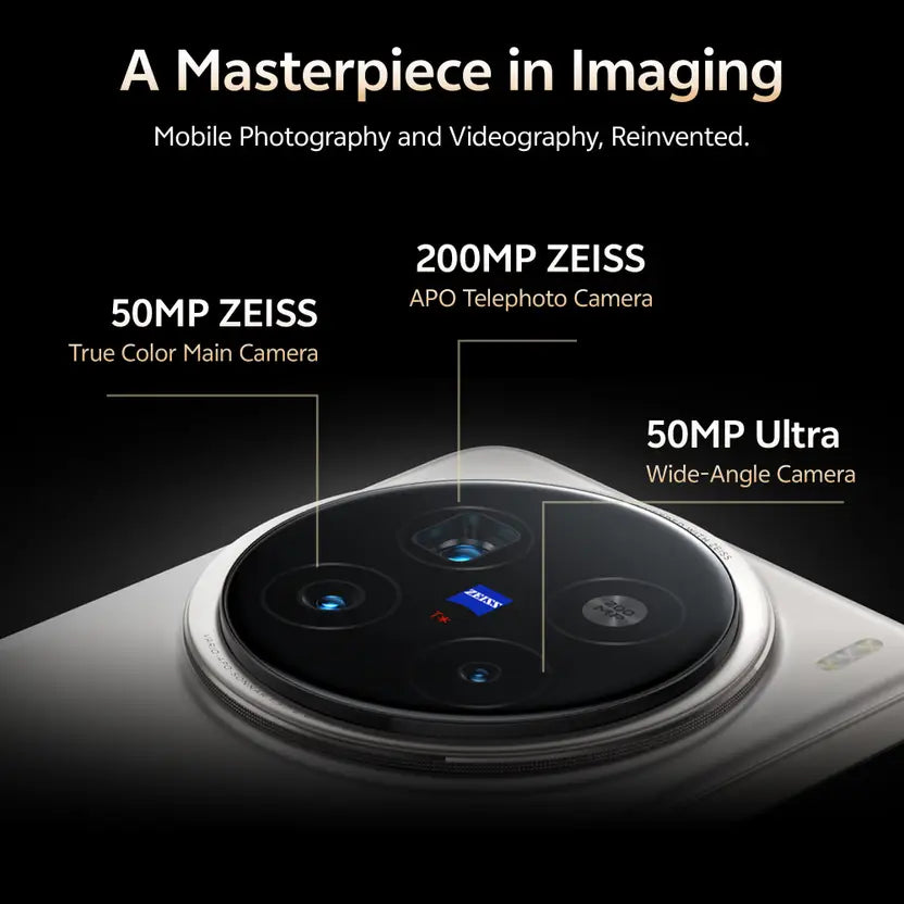 Vivo X200 Pro 5G (16GB RAM, 512GB Storage) - Titanium Grey