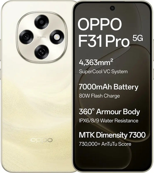 OPPO F31 Pro 5G (12GB RAM, 256GB) - Desert Gold