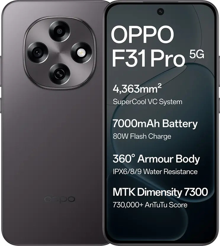 OPPO F31 Pro 5G (8GB RAM, 128GB) - Space Grey