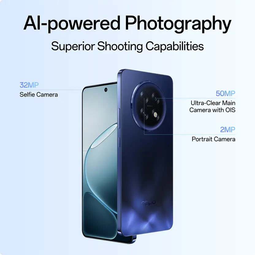 OPPO F31 Pro+ 5G (12GB RAM, 256GB) - Gemstone Blue