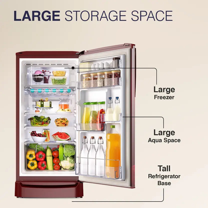 Godrej RD ERIOPLS 205B THF 180L 2 Star Single Door Refrigerator
